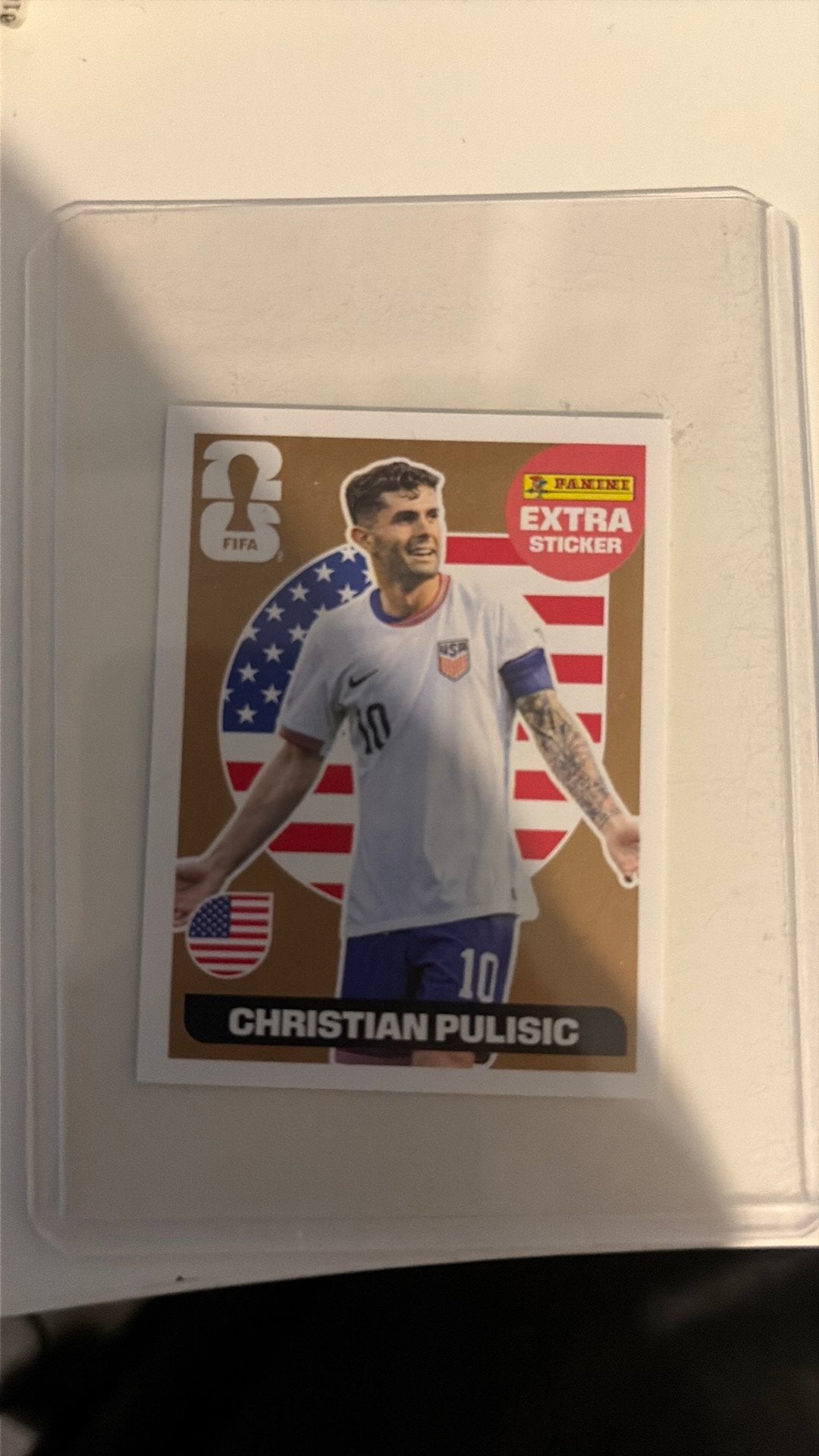 Christian Pulisic Panini FIFA 2026 Extra Sticker USA Bronze, Ophalen, Nieuw, Sticker