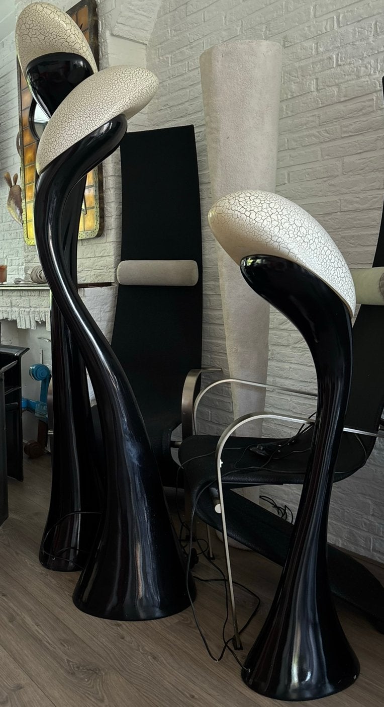 3 unieke design vloerlamp groot Schwann, Ophalen