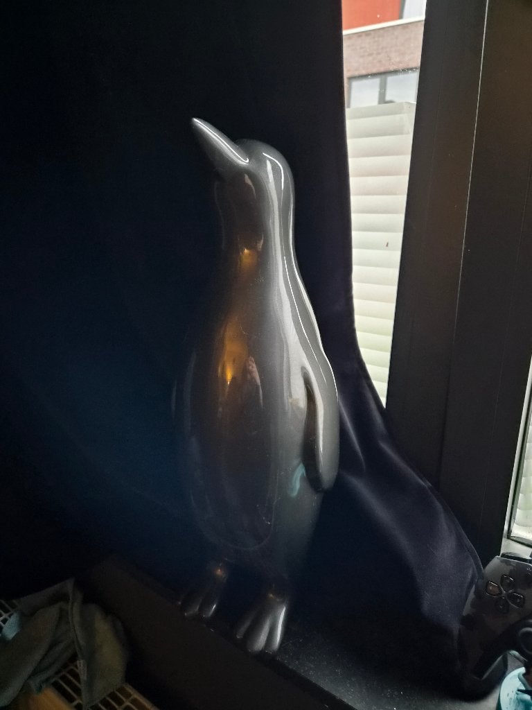 Luxe penguin beeld decoratie, Ophalen of Verzenden, Zo goed als nieuw, Dier