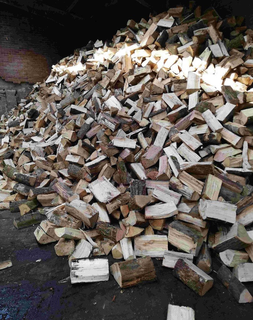 Mélange hêtre/charme. Bois chauffage à payer à la livraison., 6 m³ ou plus, Enlèvement ou Envoi, Hêtre, Bûches