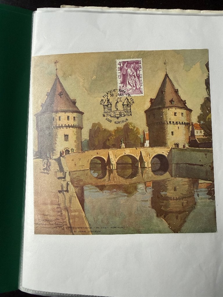 Album Cartes commémoratives belges - Streuvels & Brugge 1949, Enlèvement ou Envoi