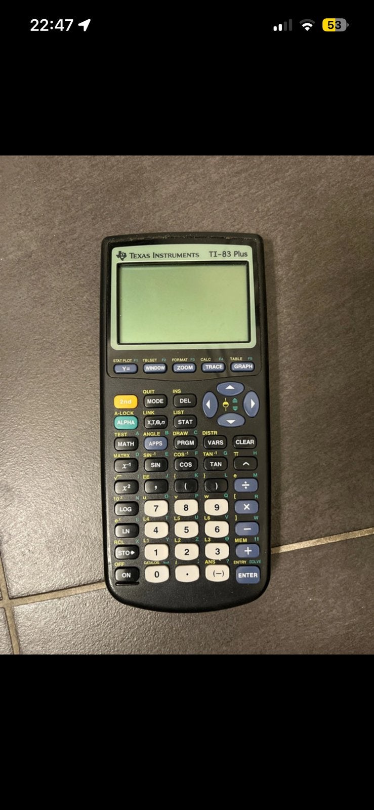 Texas instruments rekenmachine, Divers, Enlèvement ou Envoi, Utilisé