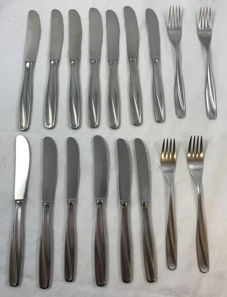 WMF Serena Bestekset 17-delig Cromargan bestek Mes Vork set, Verzenden, Zo goed als nieuw, Inox of Chroom, Bestekset