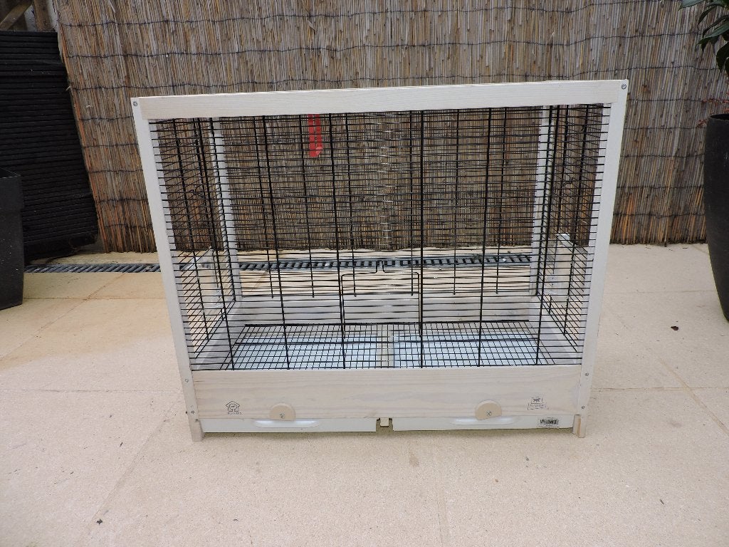 cage oiseaux, Enlèvement, Utilisé, Bois, Cage à oiseaux