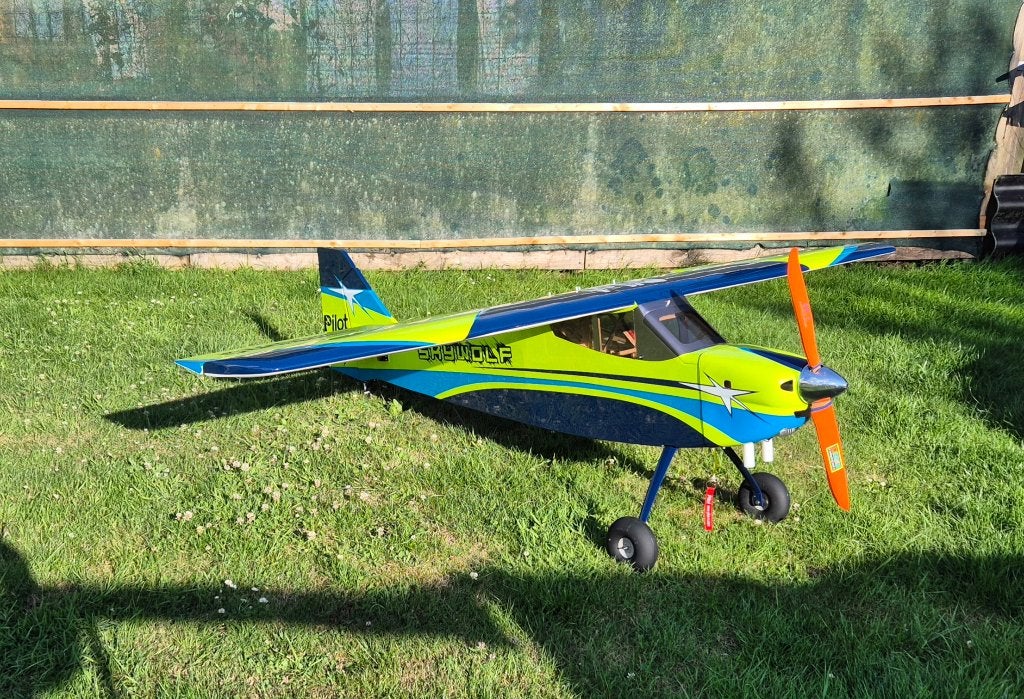 PROMO WEEK-END Vends Sky-wolf V3 pilot rc 88" neuf&complet, Enlèvement, Neuf, Essence