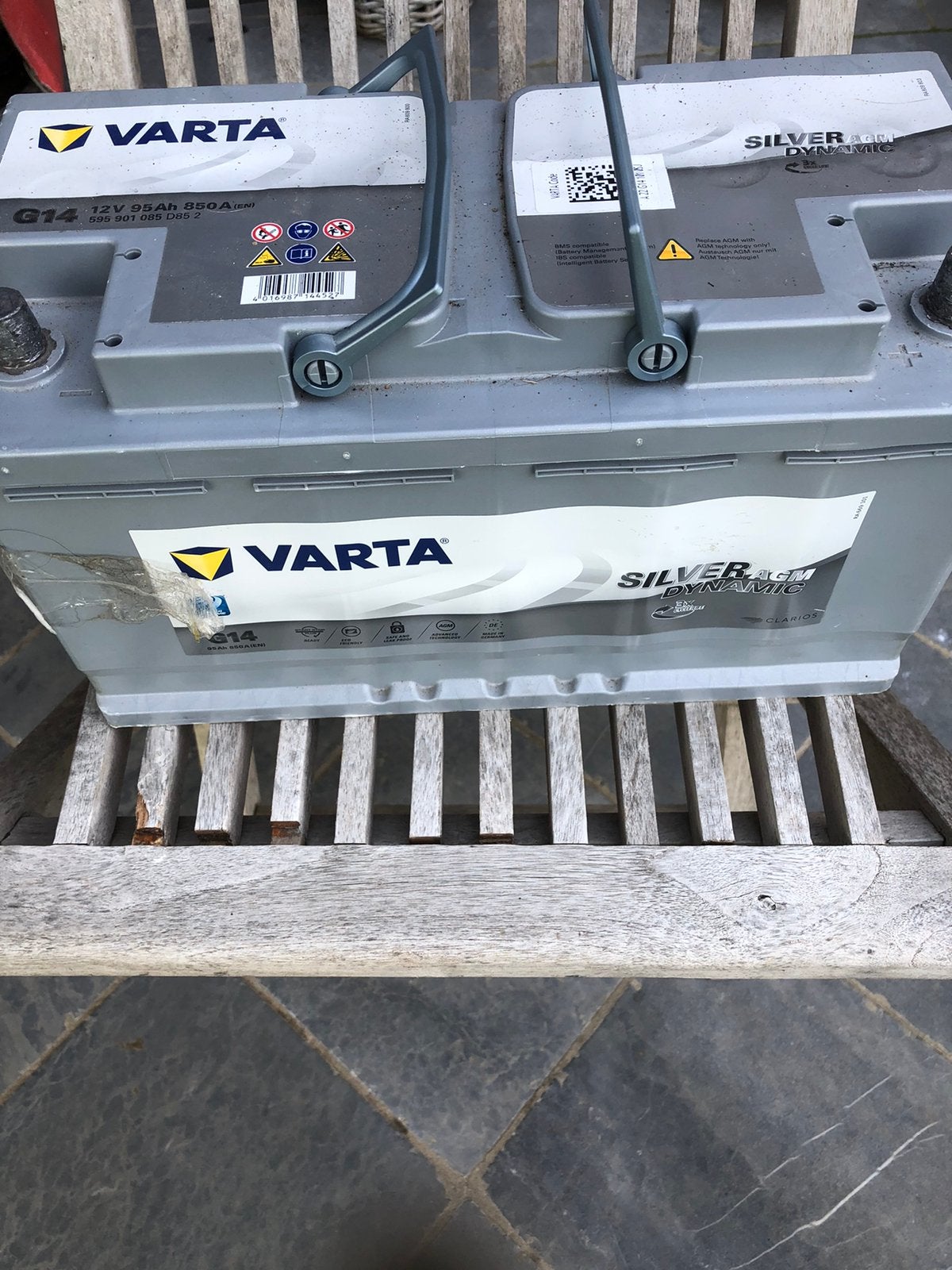 Batterie AGM au gel Varta 95ah, Enlèvement ou Envoi