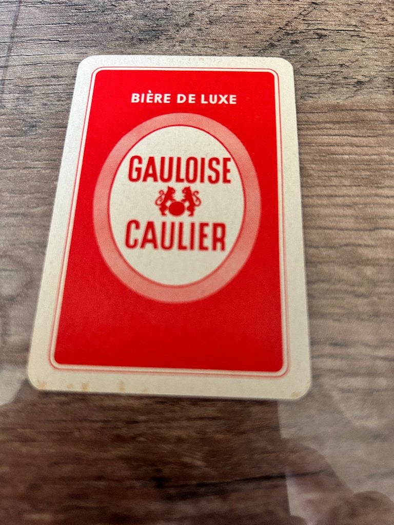 1 losse speelkaart brouwerij caulier, Enlèvement ou Envoi, Neuf, Carte(s) à jouer