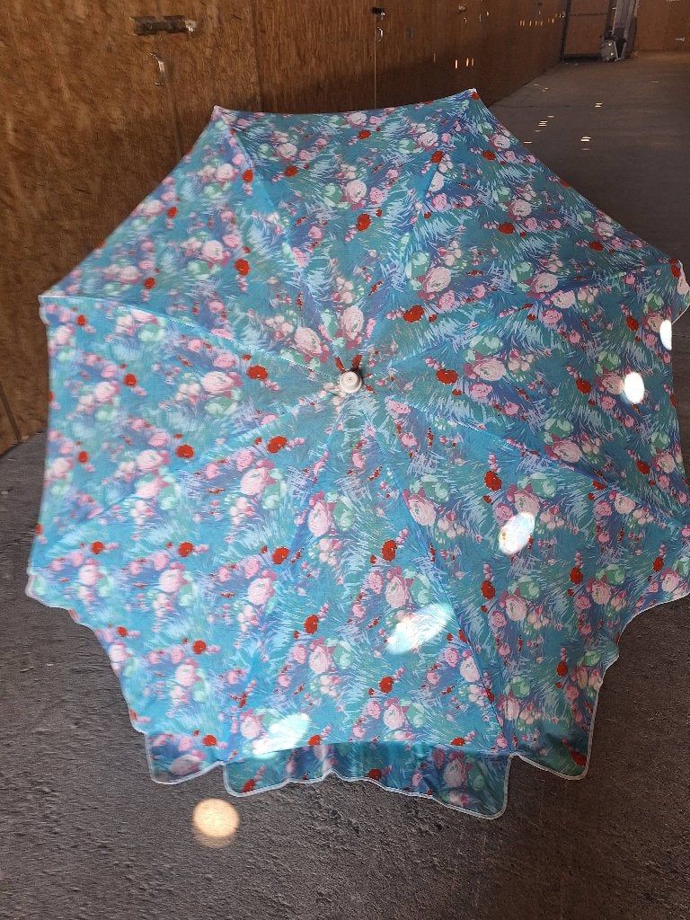 Vintage parasol van 160 cm, Ophalen, Gebruikt, 1 tot 2 meter, Verstelbaar
