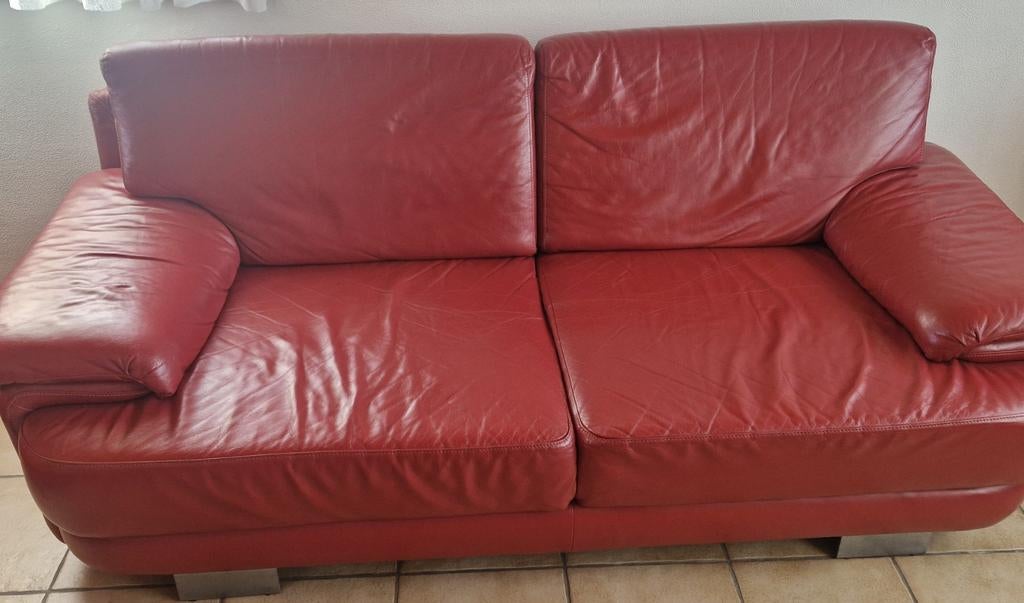 Salon en cuir, Enlèvement, Cuir