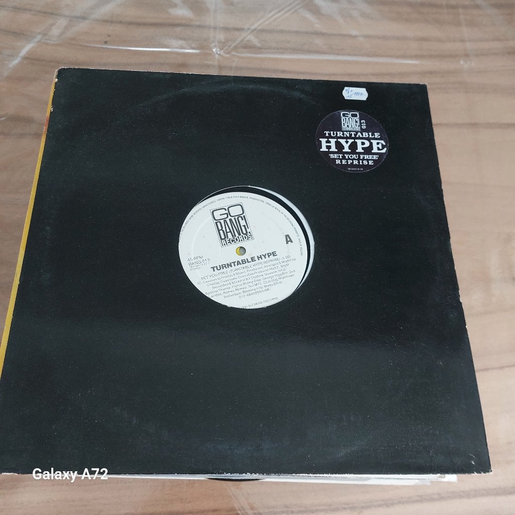 turntable hype set you free 12 inch maxi, 12 pouces, Enlèvement ou Envoi, Autres types, Utilisé