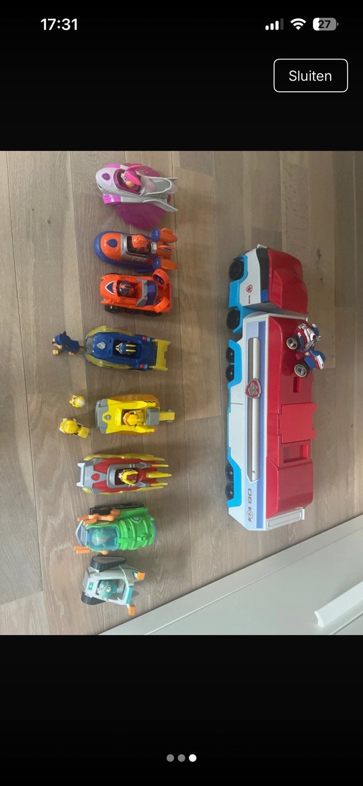 Speelgoed Paw petrol, Ophalen, Zo goed als nieuw