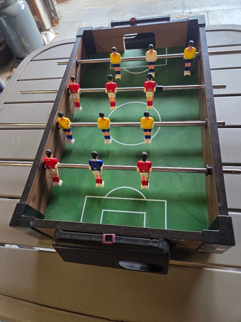 Kicker tafel, Ophalen, Gebruikt