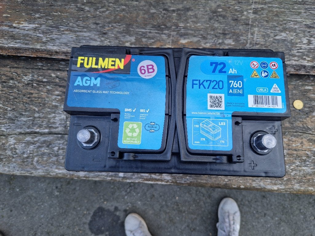 Batterie FULMEN AGM FK720 12V 72Ah 760A – Start & Stop », Autos : Pièces & Accessoires, Neuf