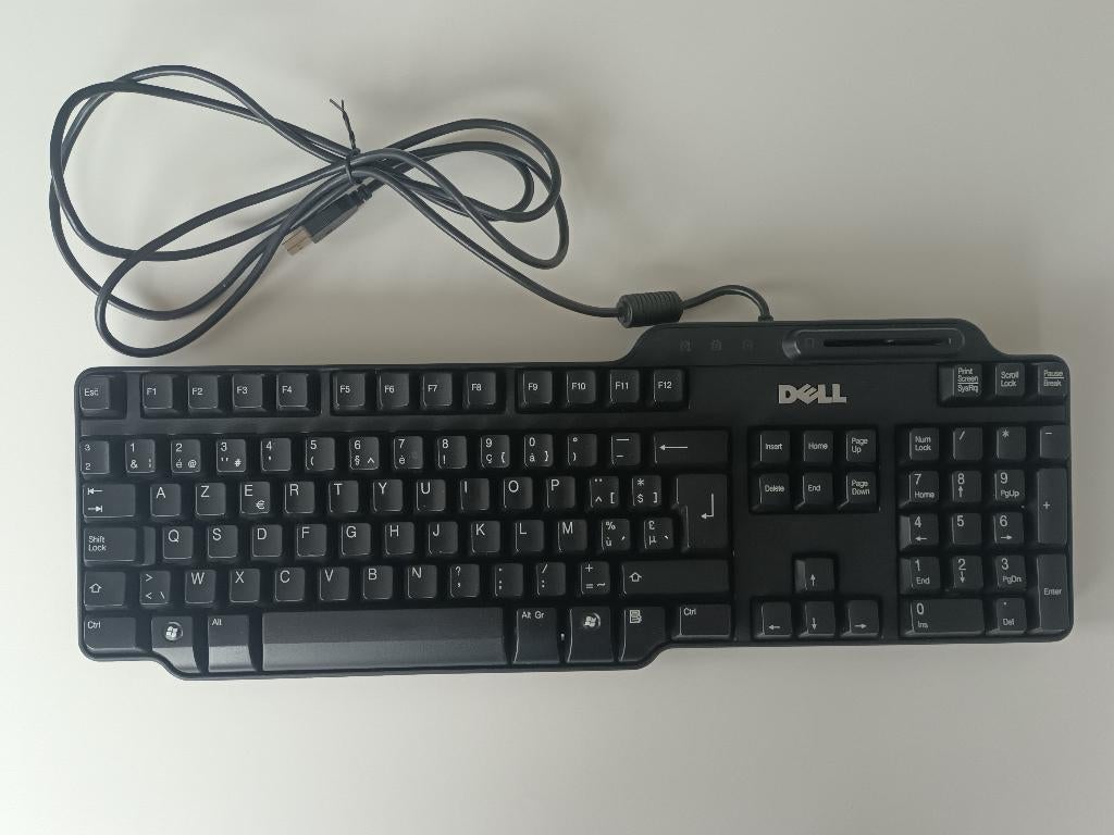 Dell Pro Smartcard-toetsenbord (AZERTY), Azerty, Ophalen of Verzenden, Zo goed als nieuw, Dell