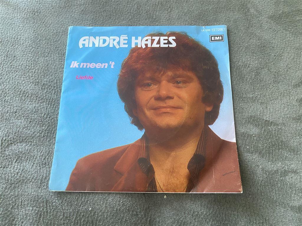 Andre hazes ik meen\'t liefde singles [ 89 ], Cd's en Dvd's, Vinyl Singles, Verzenden, Zo goed als nieuw