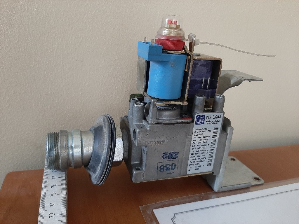 Gasblok, Doe-het-zelf en Bouw, Chauffageketels en Boilers, Ophalen, Gebruikt, Aardgas, 6 t/m 10 jaar oud