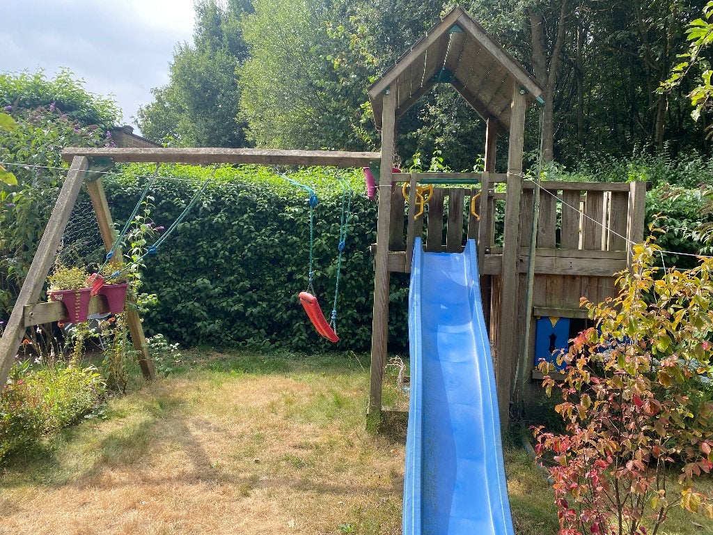 Speeltoestel, Kinderen en Baby's, Speelgoed | Buiten | Speeltoestellen, Ophalen, Gebruikt, Glijbaan