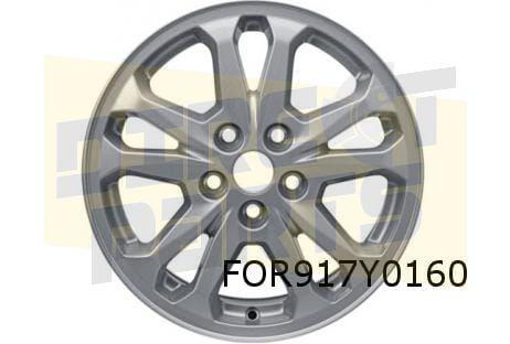 Ford Transit Connect velg alu. (6.5J x 16") (zilver / 5-spaa, Autos : Pièces & Accessoires, Pneus & Jantes, Neuf, -, Véhicule de tourisme
