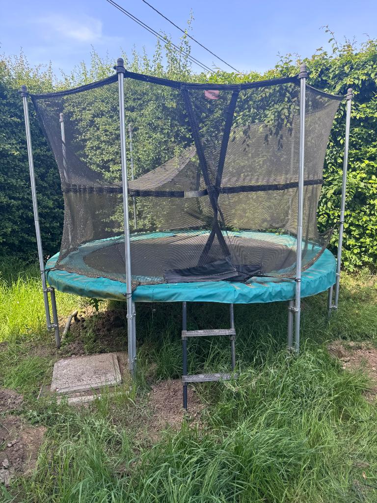 Berg Champion trampoline, Ophalen, Gebruikt