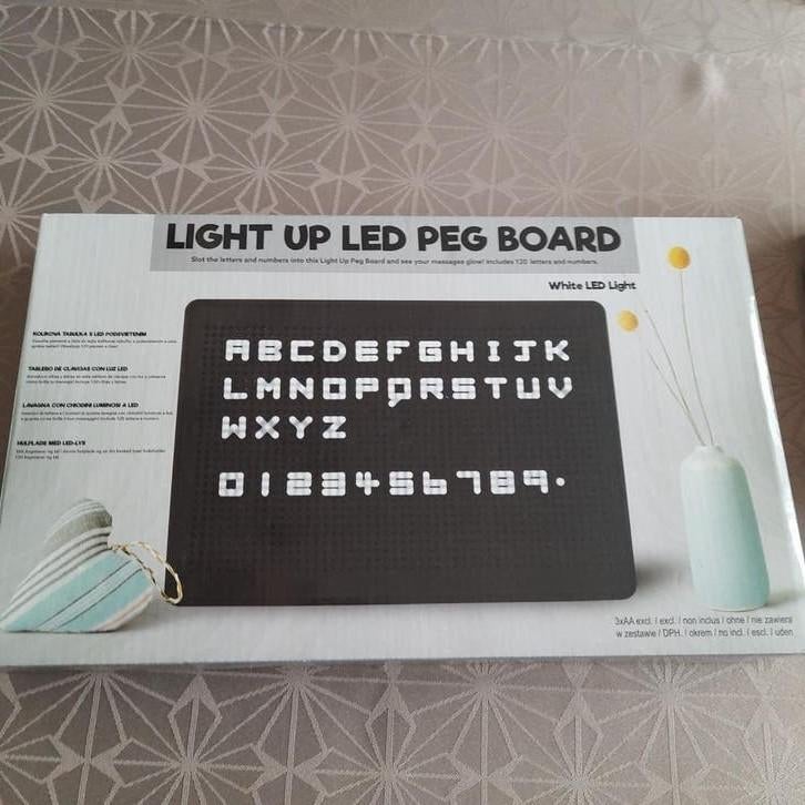 BEAU PANNEAU LUMINEUX LED INUTILISÉ/NEUF = PANNEAU PERFORÉ., Enlèvement, Neuf, Autres types