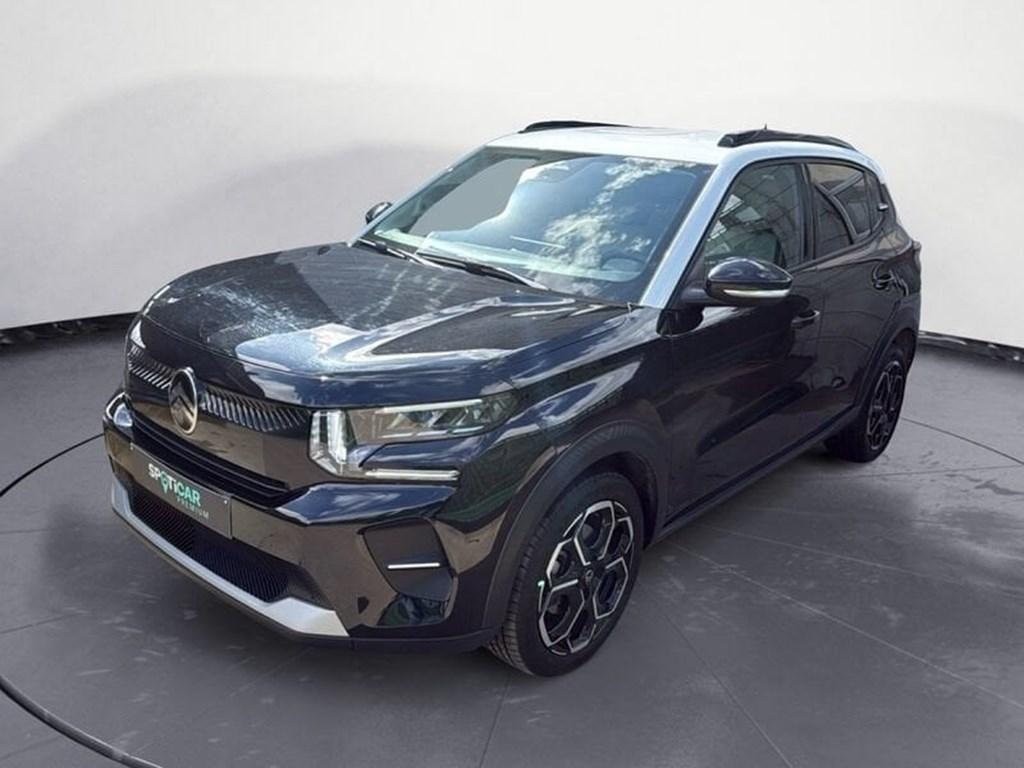 Citroen C3 New Turbo MAX zwarte kleur met wit dak+camera, s, Auto's, Zwart, 100 pk, Bedrijf, 5 deurs