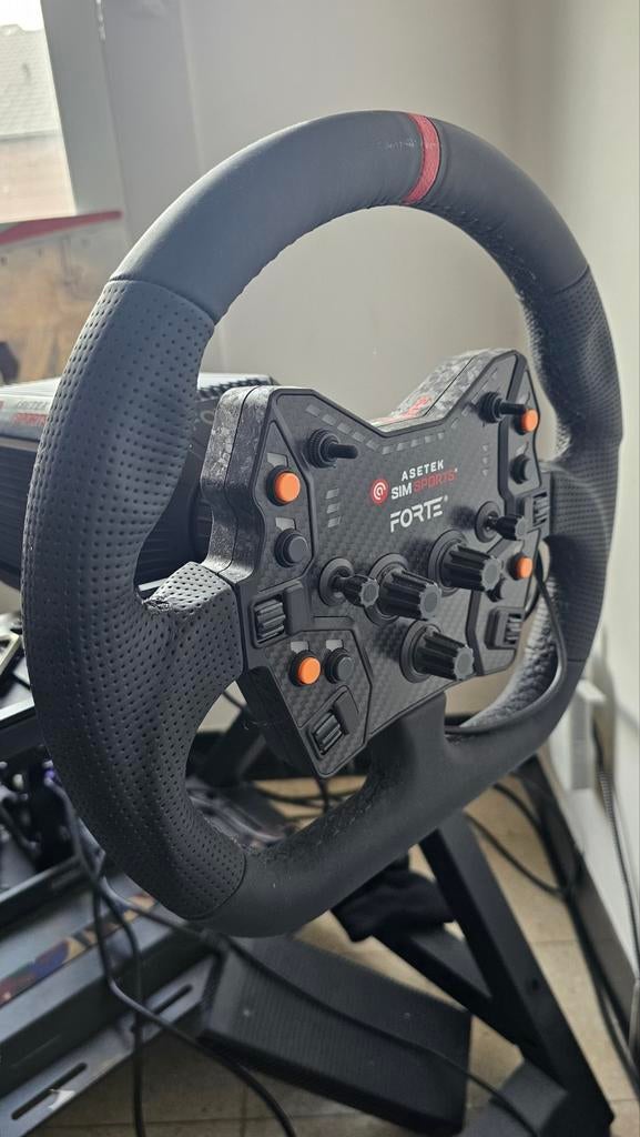 Simracing setup : Asetek Forte + Conspit CCP Lite, Games en Spelcomputers, Spelcomputers | Sony Consoles | Accessoires, Zo goed als nieuw