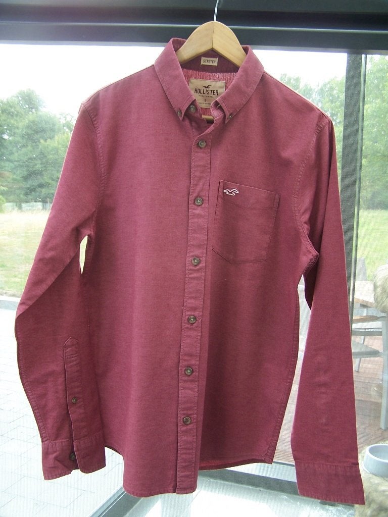 3 chemises (Hollister & Jack & Jones) - taille S - bon état, Enlèvement ou Envoi, Tour de cou 38 (S) ou plus petit, Comme neuf