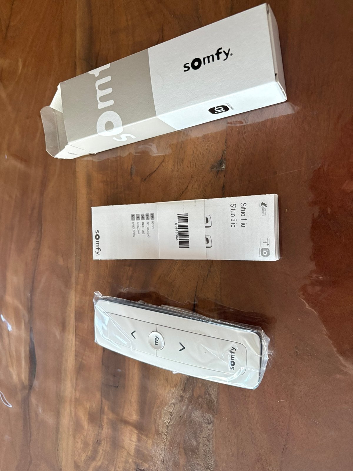 Somfy 1 io pure ll “nieuw”, Doe-het-zelf en Bouw, Rolluiken, Ophalen of Verzenden, Nieuw, Wit, Elektrische bediening