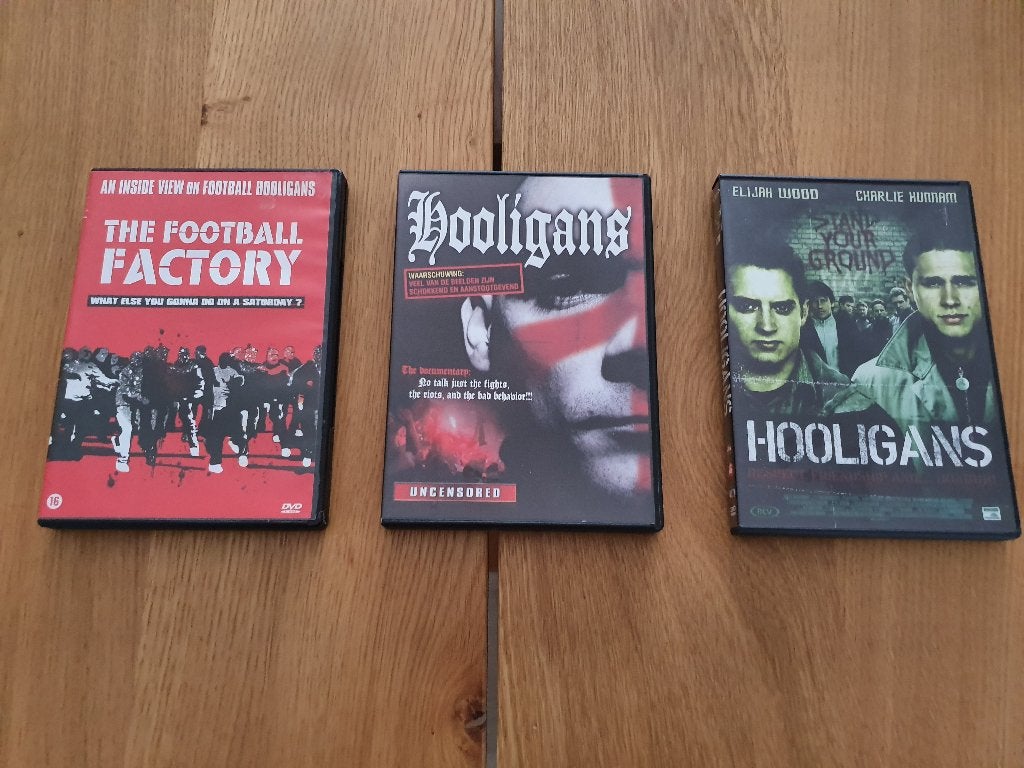 Lot van DVD's hooligans, Ophalen of Verzenden, Zo goed als nieuw, Actie