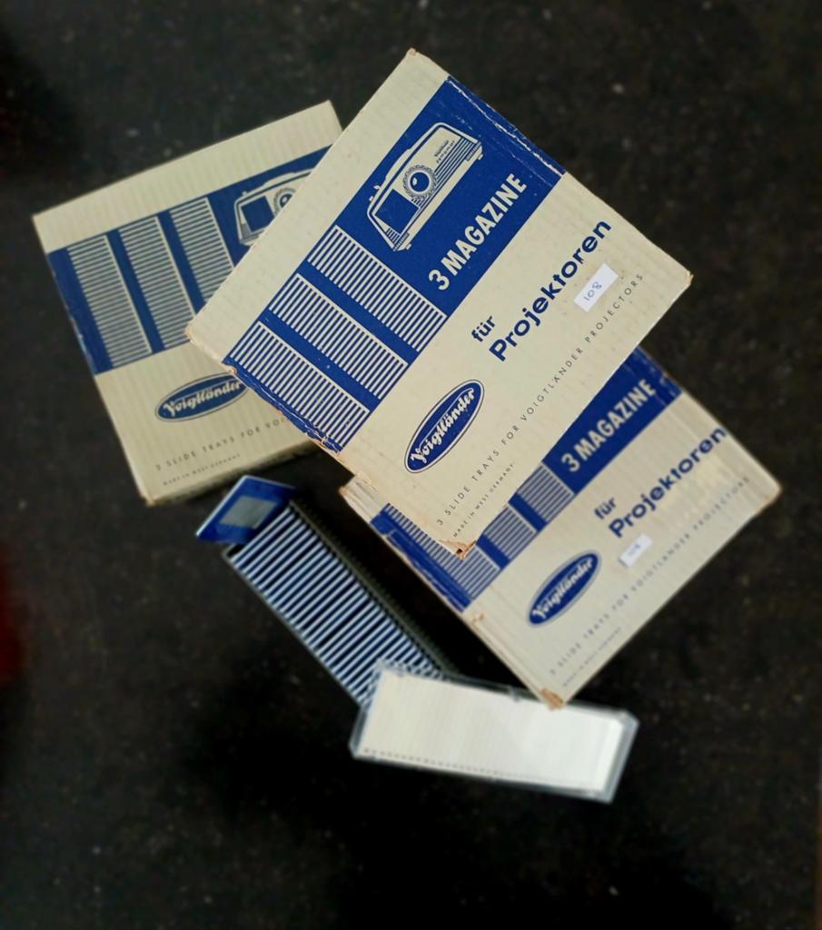 Vintage/Lot de 3 boîtes soit 324 dias de qualité/Voigtlander, Enlèvement ou Envoi