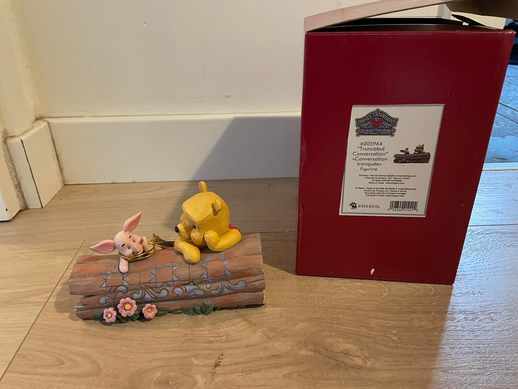 Jim shore disney traditions winnie de poeh en knorretje pooh, Ophalen of Verzenden, Zo goed als nieuw