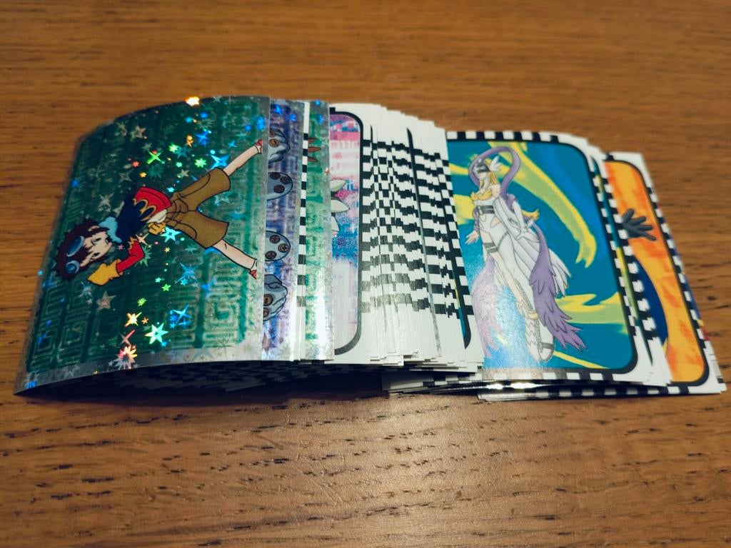 69 verschillende digimon stickers uit 2001, Enlèvement ou Envoi