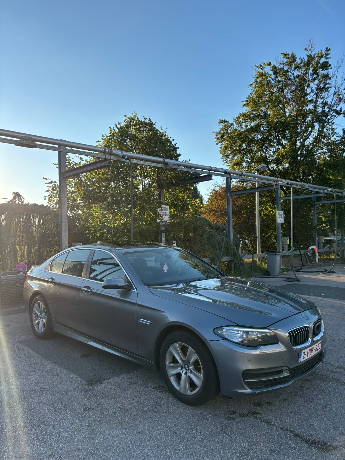 BMW Série 5 F10 518d – 2014 – 2.0 Diesel Boîte automatique, Autos, Euro 6, Autres couleurs, Noir, 5 portes