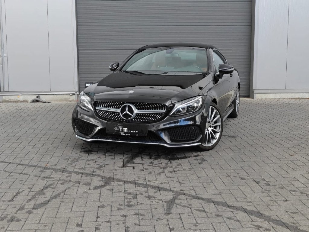 Mercedes-Benz C200 coupe benzine AMG, Auto's, Automaat, Achterwielaandrijving, 4 cilinders, Zwart