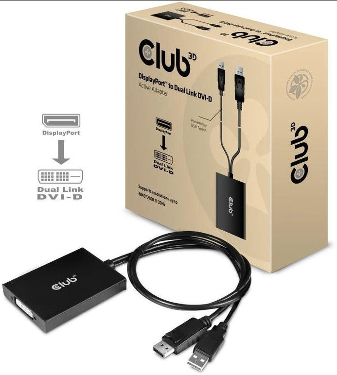 displayport naar DVI converter, Ophalen of Verzenden, Gebruikt