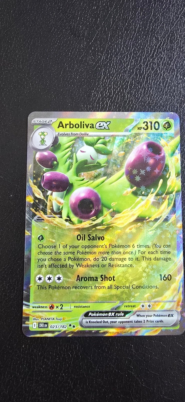 Pokemon card  Arboliva ex Scarlet & Violet Destined Rivals, Ophalen