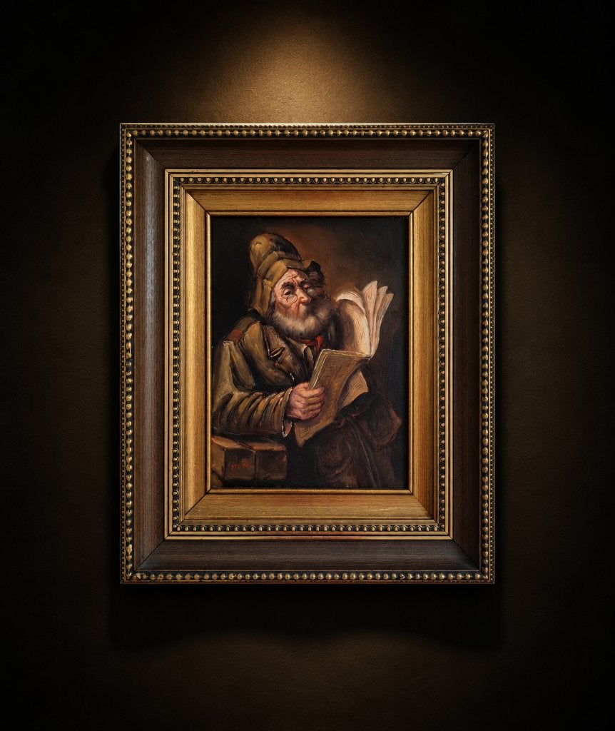 The Reader, Antiquités & Art, Portrait ou Personnes, Enlèvement ou Envoi, Peinture à l'huile, Toile