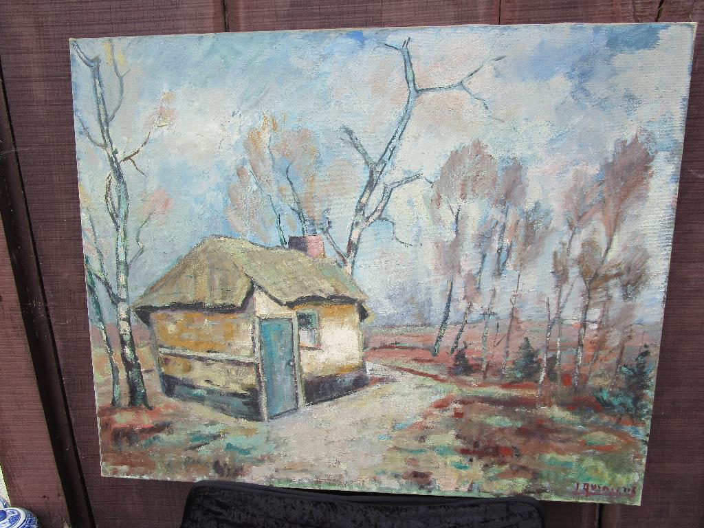 schilderij pastoor Jan Quintens, Antiek en Kunst, Ophalen