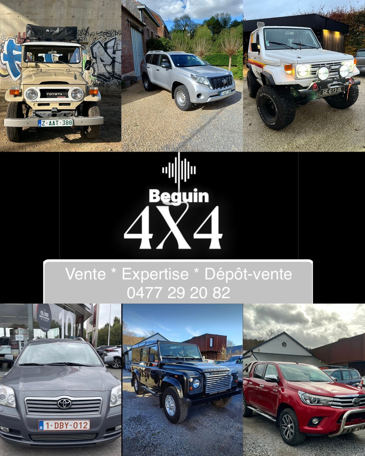 Véhicules  DISPONIBLES entre 3000 et 29000 euros TVAC, Autos, Particulier, Achat, 4x4