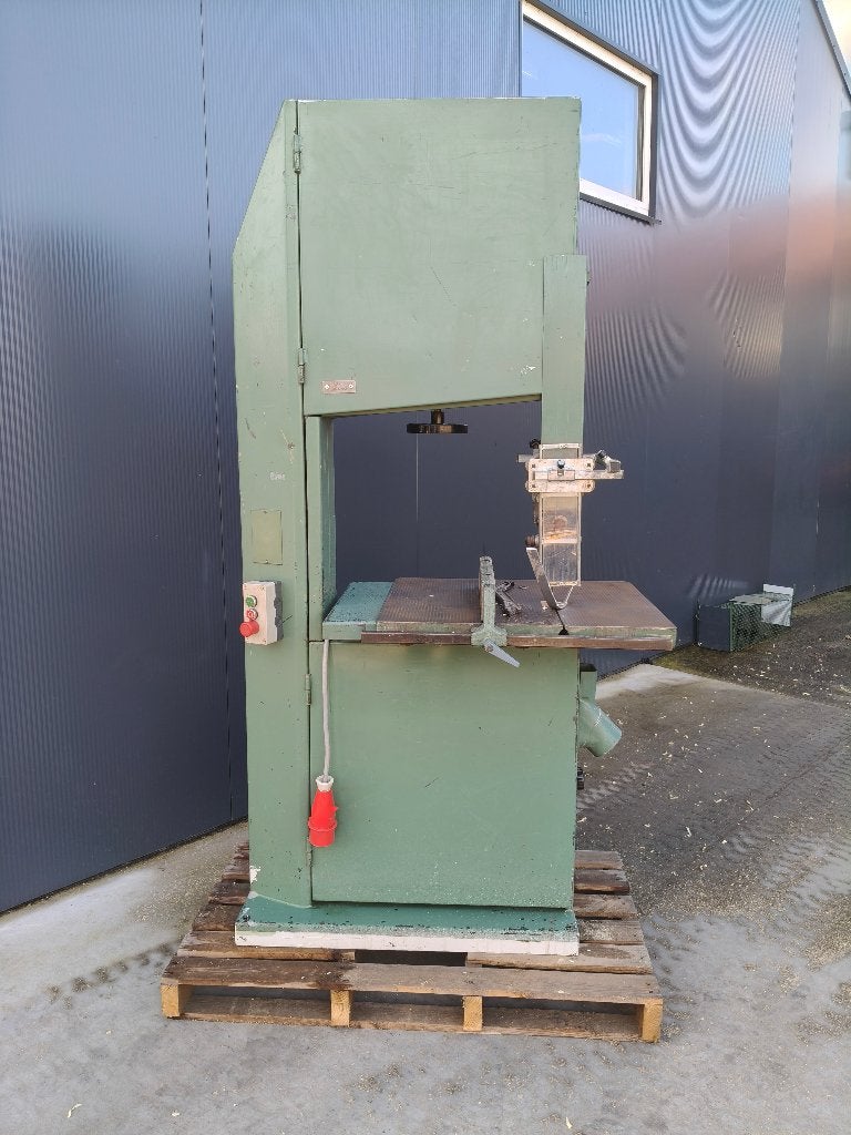 lintzaag wielen 60 cm 400 volt met extra zaag, Doe-het-zelf en Bouw, Gereedschap | Zaagmachines, Ophalen, Gebruikt, Lintzaag