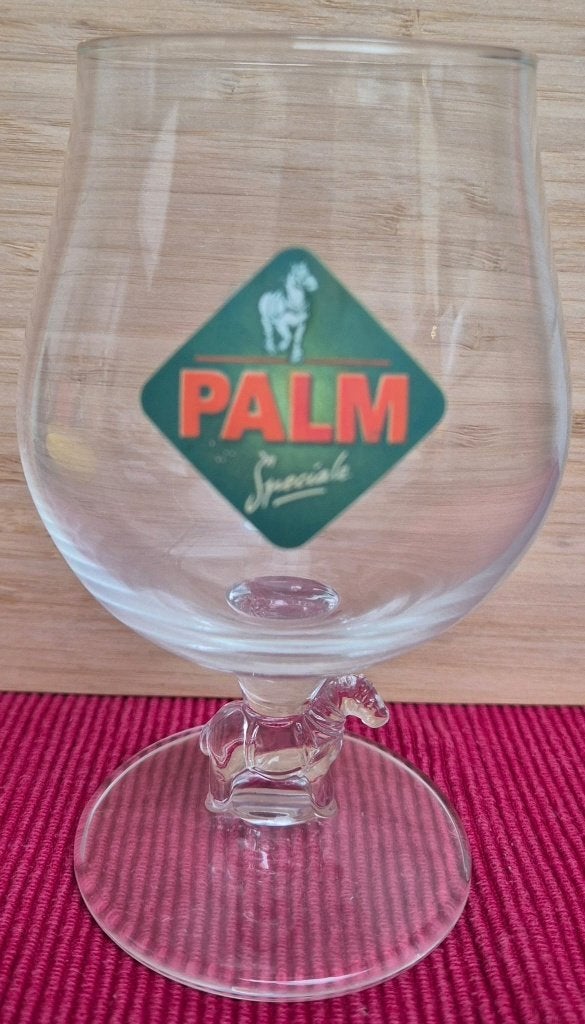 Palmglas met paardje, Verzamelen, Ophalen, Gebruikt, Glas of Glazen, Palm