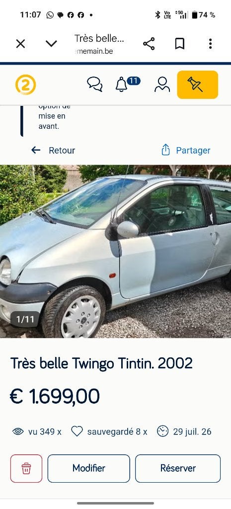 Twingo 1 de 1993 a 2007. pièces, réparation, entretien, Autos : Pièces & Accessoires, Enlèvement ou Envoi, Neuf