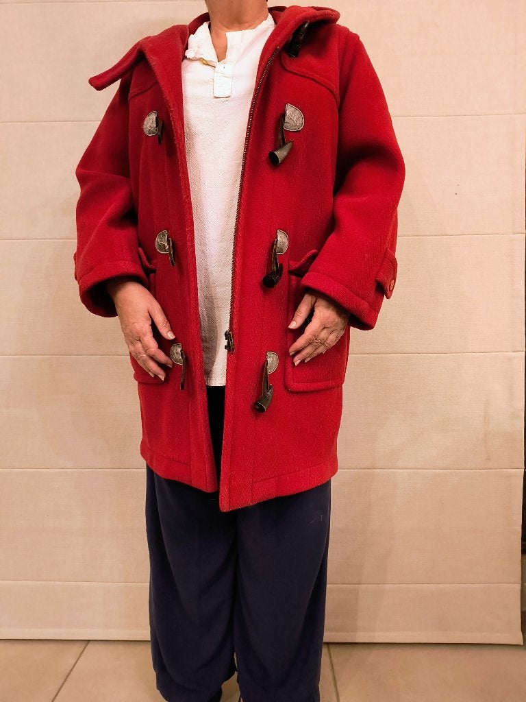 Manteau d'hiver SAINT JAMES - femme taille F40, Enlèvement, Porté, Taille 38/40 (M), Rouge