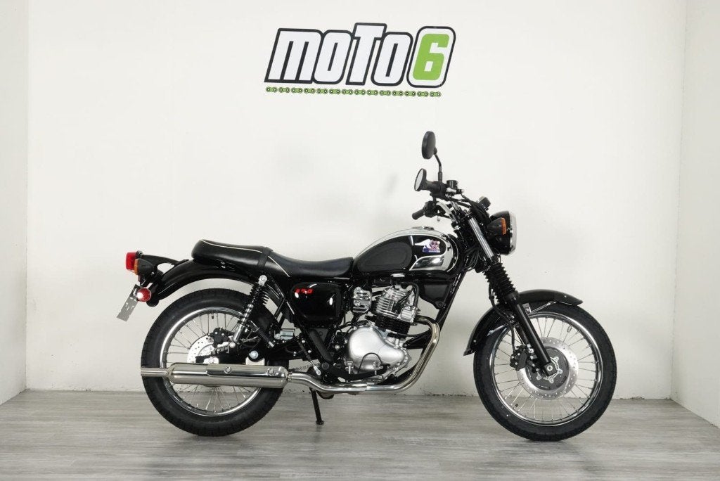 Kawasaki Meguro S1 demomotor, 230 cc, Chopper, Minimaal motorrijbewijs A2, ABS