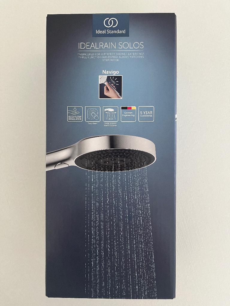 ideal standard idealrain solo 3 function hand shower 130mm, Enlèvement, Neuf, Chrome, Douche
