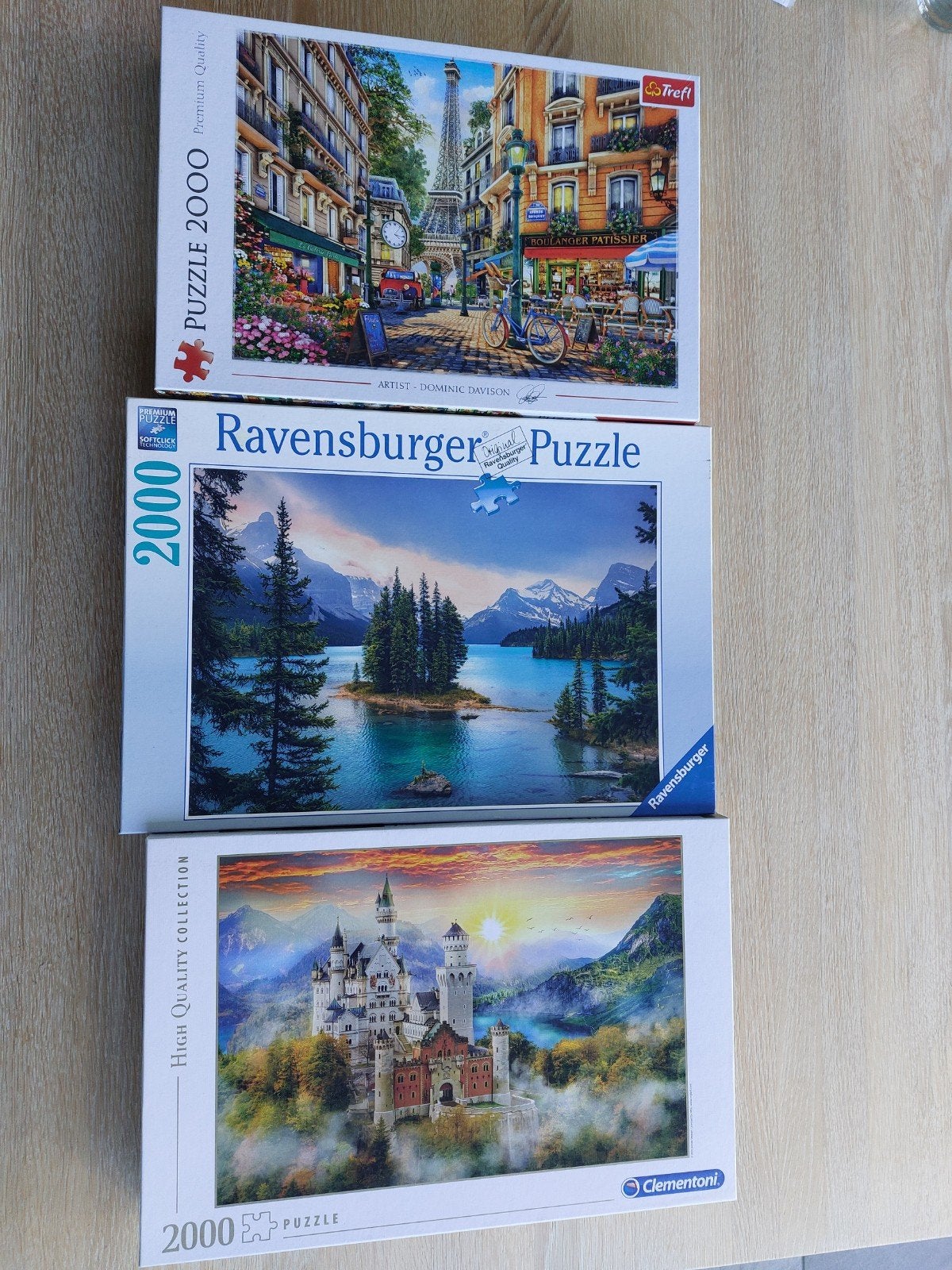 puzzels van 2000 stukken, Ophalen, Meer dan 1500 stukjes, Zo goed als nieuw, Legpuzzel