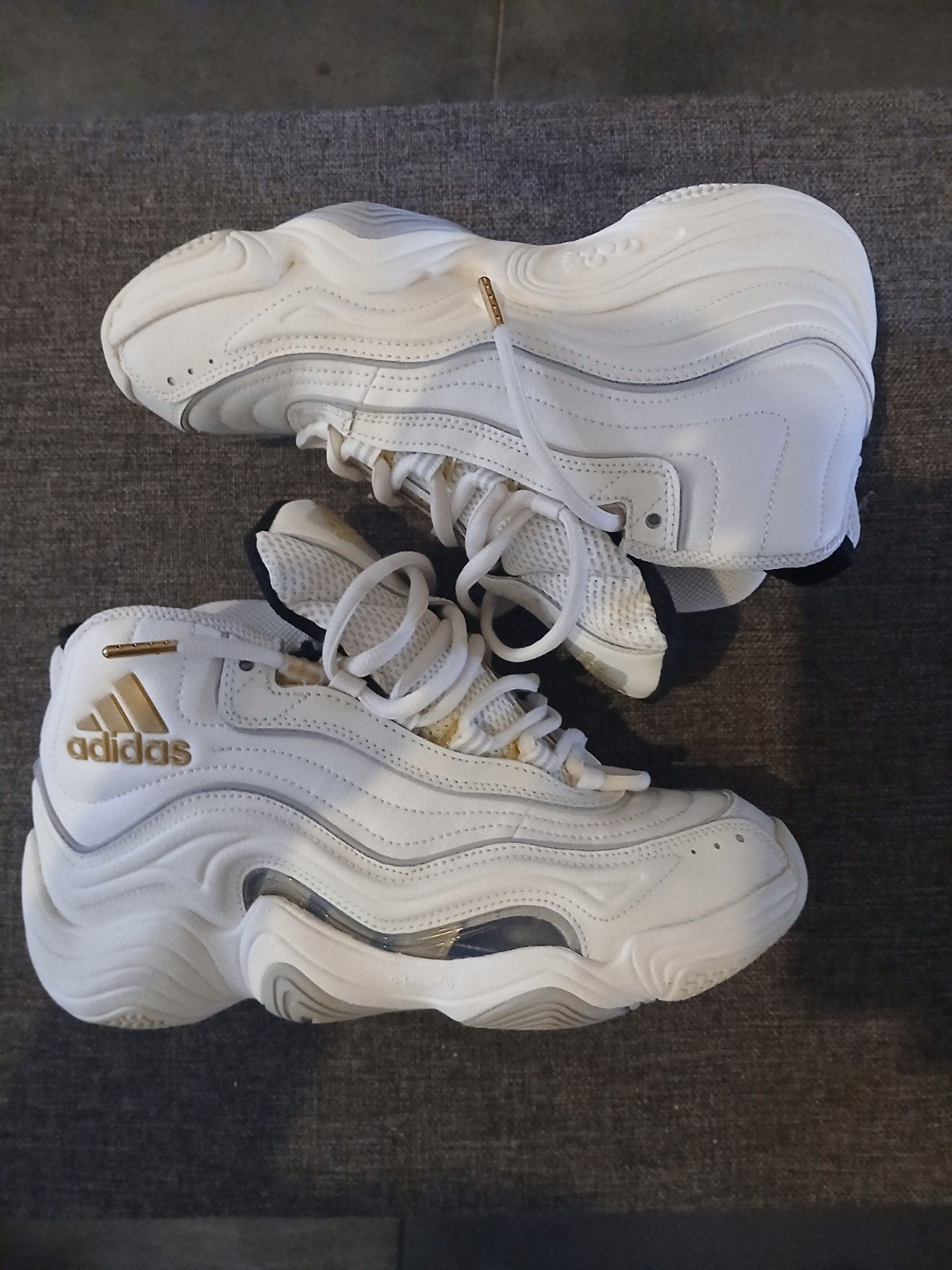 Adidas Crazy 98 Off White/Gold Maat: 41 1/3, Vêtements | Hommes, Chaussures, Enlèvement ou Envoi, Comme neuf, Adidas, Chaussures de sport