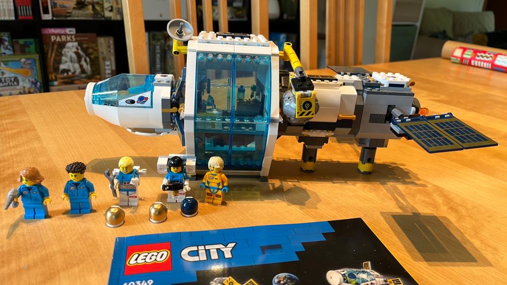 LEGO City 60349 Ruimtestation De maan, Kinderen en Baby's, Speelgoed | Duplo en Lego, Ophalen, Lego, Inclusief instructies, Complete set