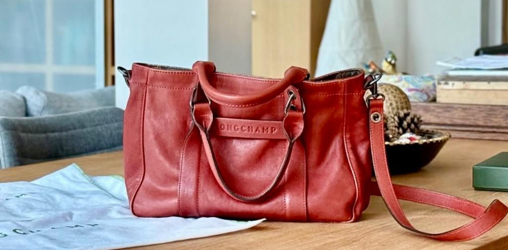 Sac Longchamp 3D taille S, Enlèvement, Utilisé, Rouge
