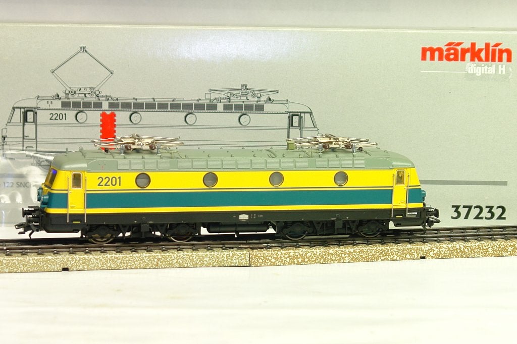 MARKLIN 37232 MOTRICE 2201 ST-GHISLAIN SNCB NMBS DIGITAL, Enlèvement ou Envoi, Courant alternatif, Utilisé, Locomotive